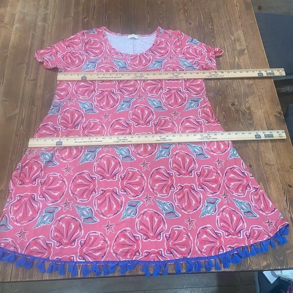 Simply Southern Pink and Blue Floral Dress - Picture 6 of 8